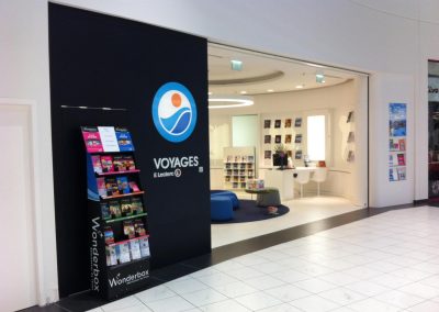 Laporte - agencement d'agences de voyages Laporte - agencement d'agences de voyages - agencement GMS