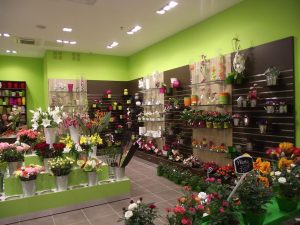 agencement de boutiques de fleurs