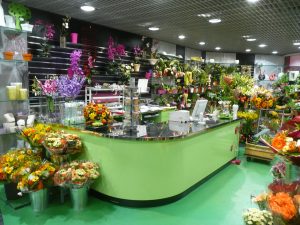 agencement de boutiques de fleurs