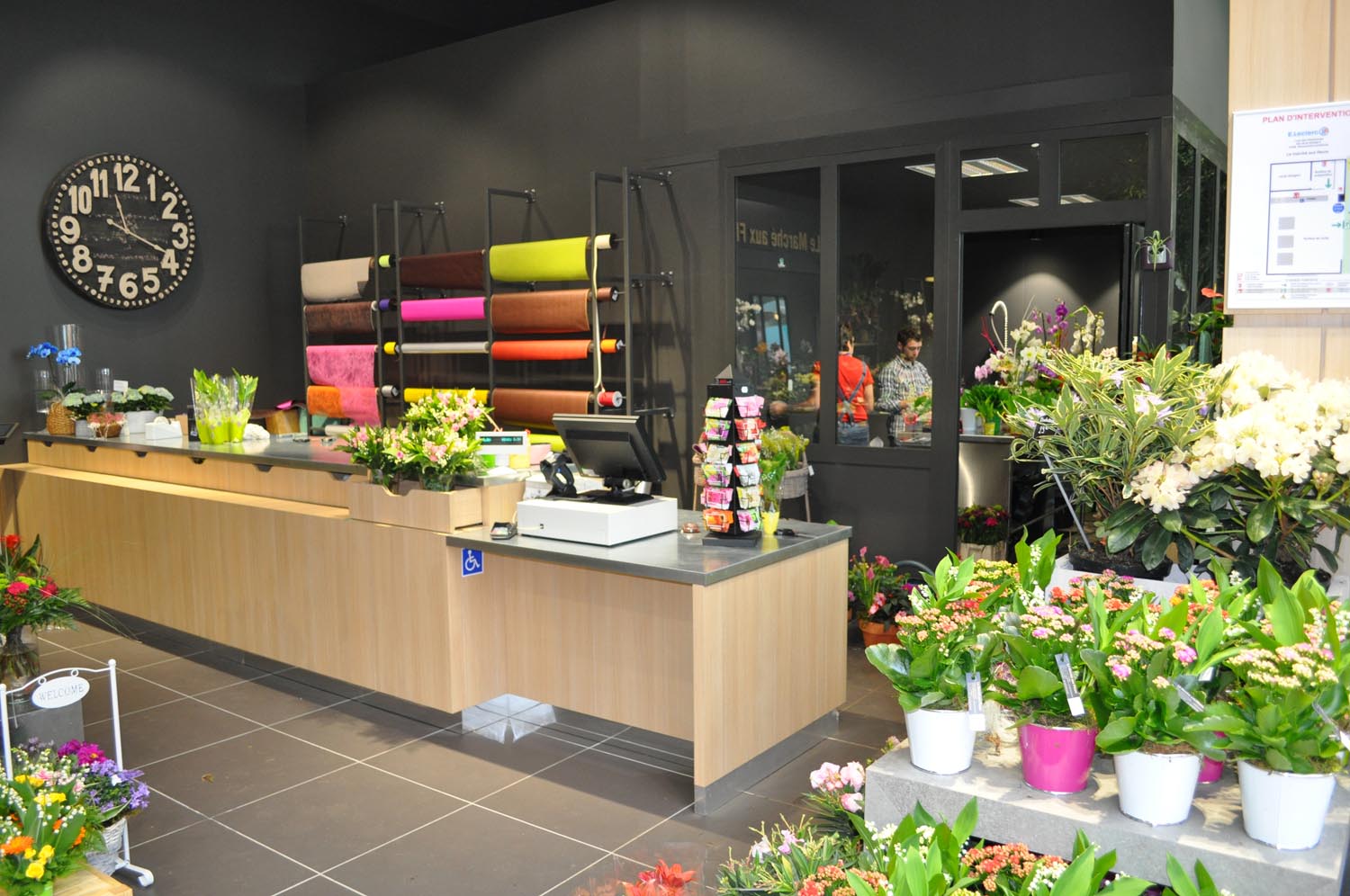 Agencement De Boutiques De Fleurs | SCOP Laporte