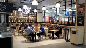 agencement de cafétérias