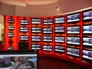 agencement d'espaces culturels, télé, hifi et téléphonie
