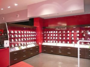 agencement d'espaces culturels, télé, hifi et téléphonie