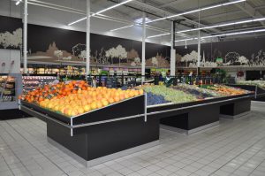 SCOP Laporte - mobilier rayon fruits et légumes